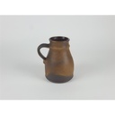[458138542] Vase Henkelkrug 14 cm Töpferei Kiel Braun gebraucht - sehr gut Bild 3