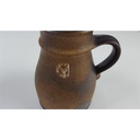 [458138542] Vase Henkelkrug 14 cm Töpferei Kiel Braun gebraucht - sehr gut Bild 6