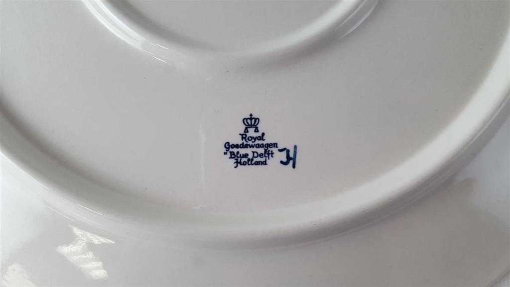 [45813855] Wandteller Royal Goedewaagen Blue Delft gebraucht - gut Bild 3