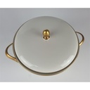 [458138574] Servierschüssel Goldrand 14 cm Eschenbach Elfenbein gebraucht - gut Bild 3