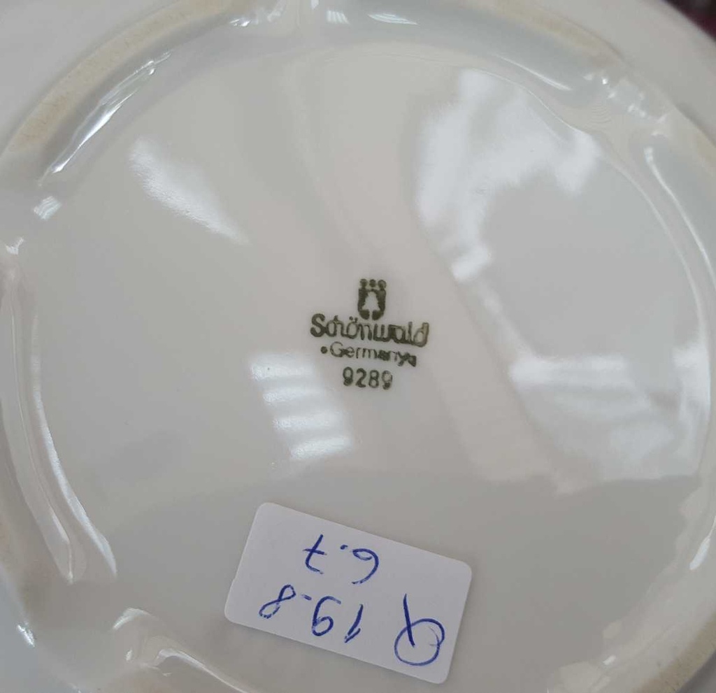 [458138576] Schüssel Servierschüssel Salatschüssel 19,5 cm Schönwald Weiß gebraucht - gut Bild 4
