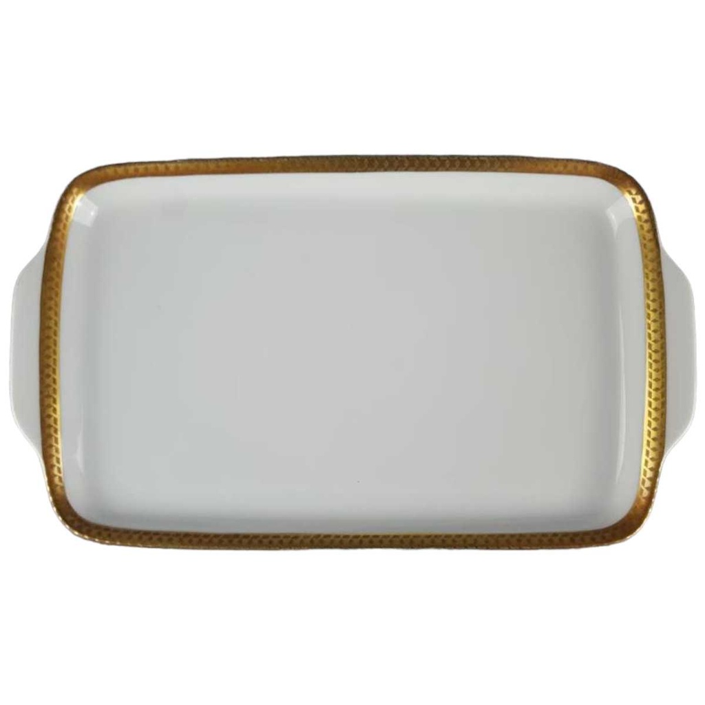 [458138585] Servierplatte Serviertablett 23,6x14 cm Thomas Porzellan Weiß gebraucht - akzeptabel Bild 2
