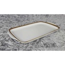 [458138585] Servierplatte Serviertablett 23,6x14 cm Thomas Porzellan Weiß gebraucht - akzeptabel Bild 3