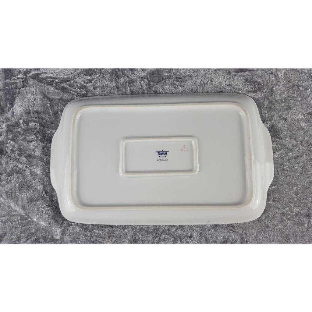 [458138585] Servierplatte Serviertablett 23,6x14 cm Thomas Porzellan Weiß gebraucht - akzeptabel Bild 6