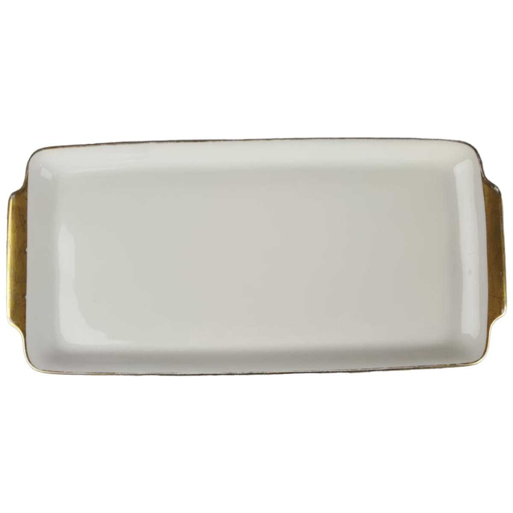 [458138586] Königskuchenplatte Goldrand Eschenbach Elfenbein Beige gebraucht - akzeptabel Bild 2