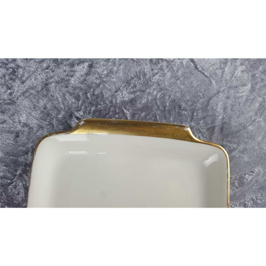 [458138586] Königskuchenplatte Goldrand Eschenbach Elfenbein Beige gebraucht - akzeptabel Bild 3