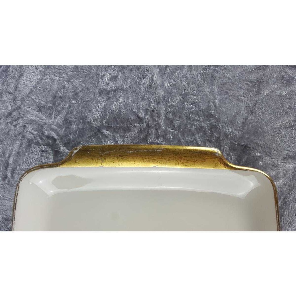 [458138586] Königskuchenplatte Goldrand Eschenbach Elfenbein Beige gebraucht - akzeptabel Bild 4