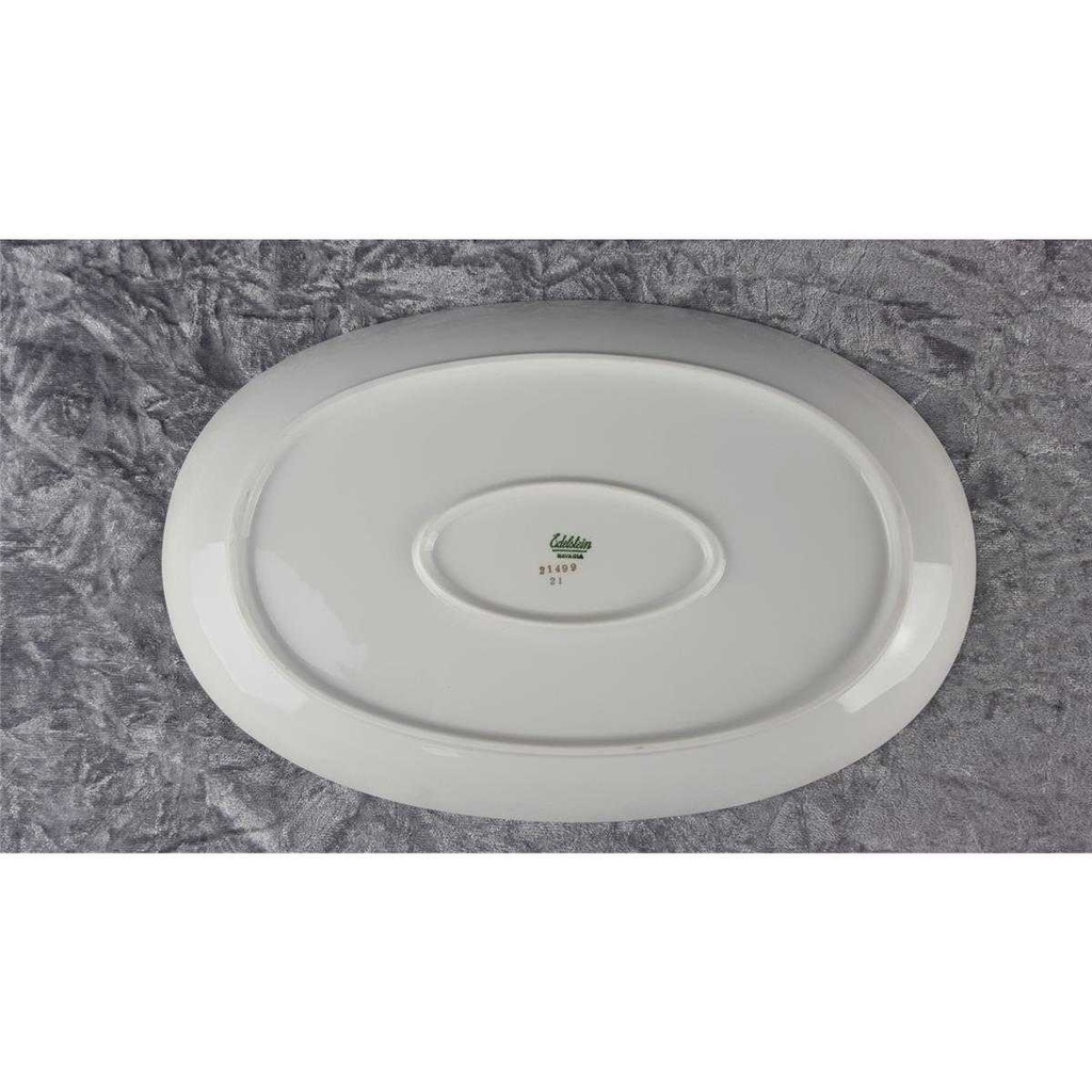 [458138587] Servierplatte Fleischplatte Goldrand 33,2x21,3 cm Edelstein Bavaria Grauband 21499 gebraucht - gut Bild 4