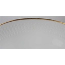 [458138598] Servierplatte Fleischplatte Goldrand 28,8x20,2 cm Winterling Kirchenlamitz Weiß gebraucht - gut Bild 2