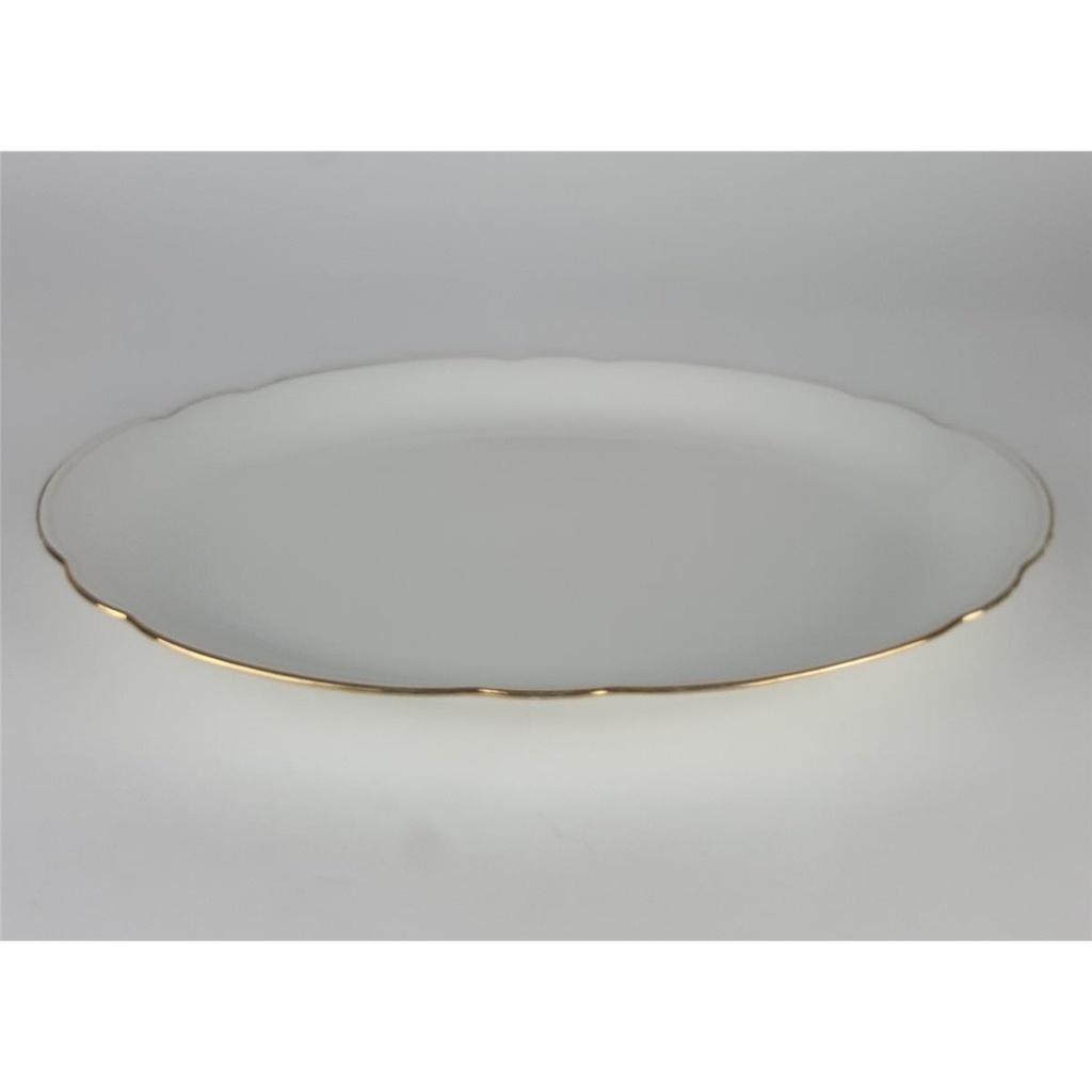 [2119025] Fleischplatte Steakplatte Goldrand 30 cm Bareuther Waldsassen gebraucht - gut Bild 2