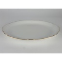 [2119025] Fleischplatte Steakplatte Goldrand 30 cm Bareuther Waldsassen gebraucht - gut Bild 2
