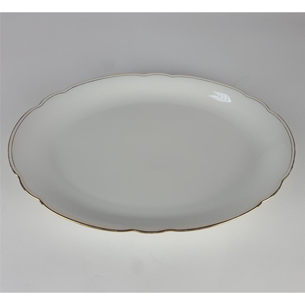 [2119025] Fleischplatte Steakplatte Goldrand 30 cm Bareuther Waldsassen gebraucht - gut Bild 3