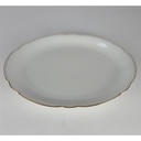 [2119025] Fleischplatte Steakplatte Goldrand 30 cm Bareuther Waldsassen gebraucht - gut Bild 3
