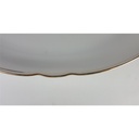 [2119025] Fleischplatte Steakplatte Goldrand 30 cm Bareuther Waldsassen gebraucht - gut Bild 4