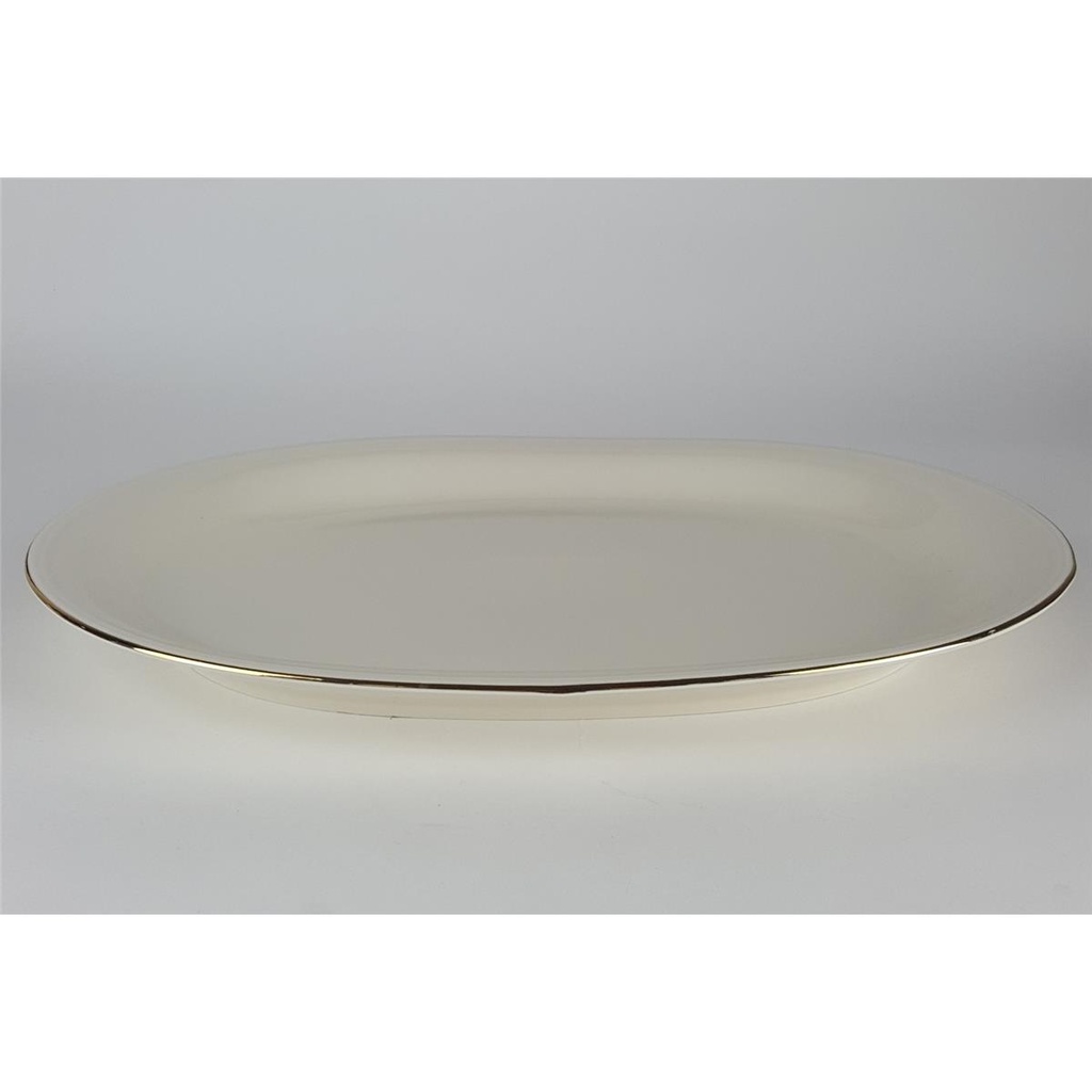 [458138602] Fleischplatte Steakplatte groß Goldrand 30 cm Edelstein Bavaria gebraucht - gut Bild 2