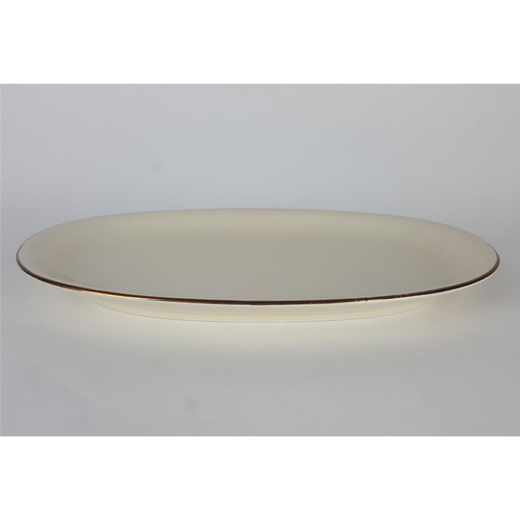 [458138611] Beilagenplatte Fleischplatte Steakplatte Goldrand Bavaria 30 cm Schumann gebraucht - gut Bild 2