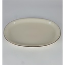 [458138611] Beilagenplatte Fleischplatte Steakplatte Goldrand Bavaria 30 cm Schumann gebraucht - gut Bild 3