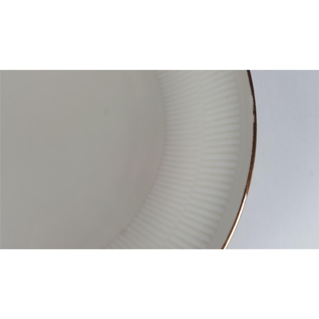 [458138611] Beilagenplatte Fleischplatte Steakplatte Goldrand Bavaria 30 cm Schumann gebraucht - gut Bild 5