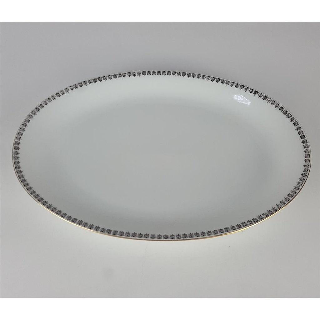 [458138616] Beilagenplatte Steakplatte Goldrand 30 cm Retsch Wunsiedel gebraucht - gut Bild 3