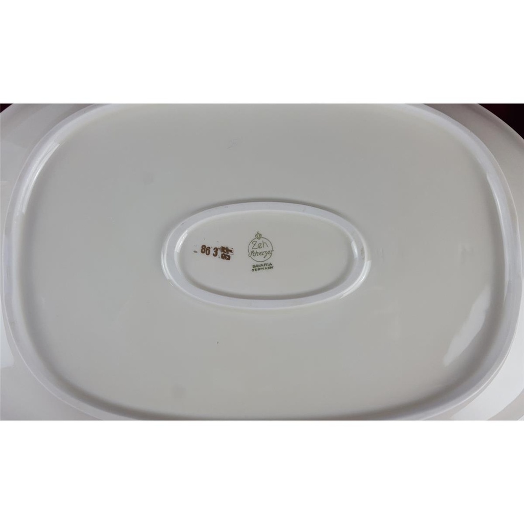 [458138619] Beilagenplatte Steakplatte Goldrand Bavaria 30 cm Zeh Scherzer gebraucht - gut Bild 6