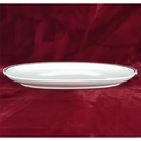 [2119028] Beilagenplatte Steakplatte Goldrand Bavaria 30 cm Weiß gebraucht - gut Bild 2