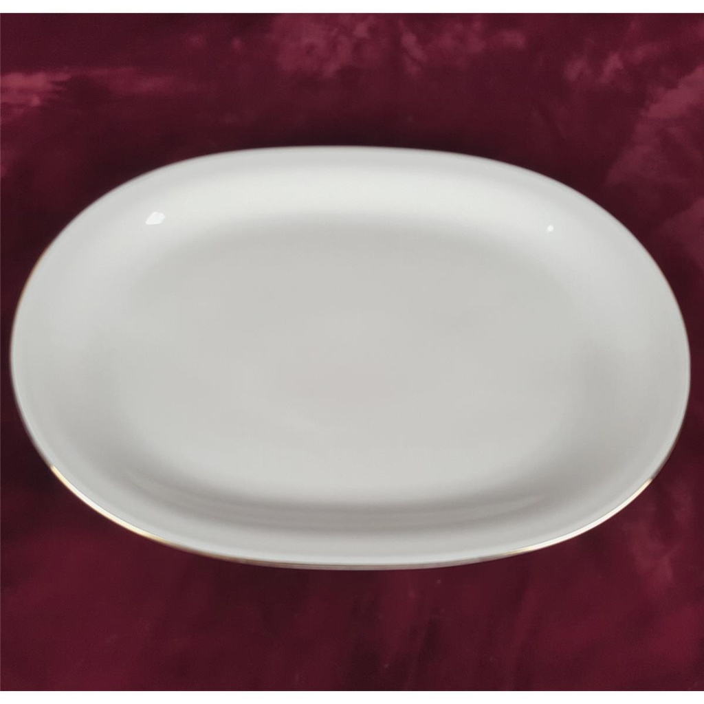 [458138621] Fleischplatte Steakplatte Goldrand 30 cm Edelstein Bavaria gebraucht - gut Bild 3