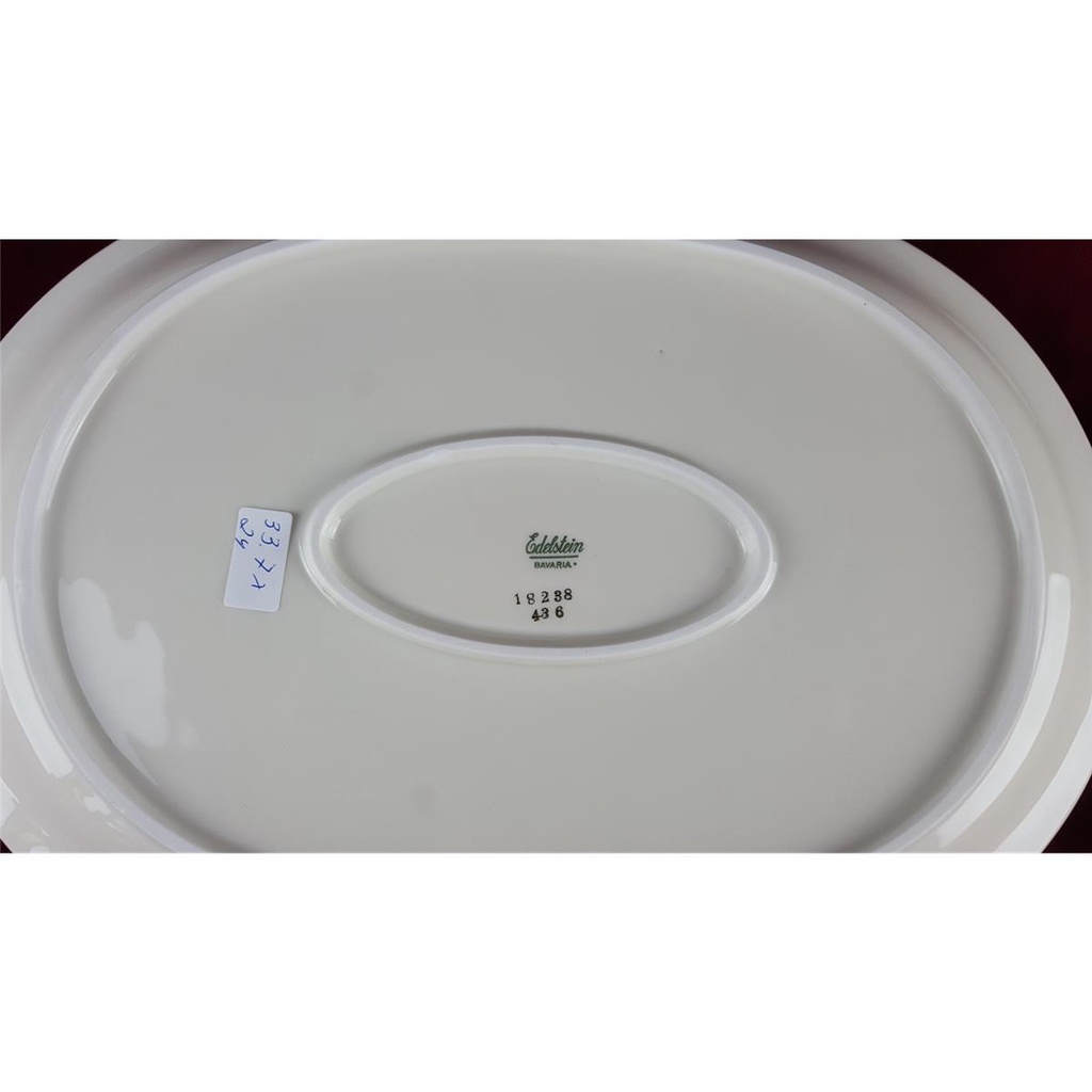 [458138621] Fleischplatte Steakplatte Goldrand 30 cm Edelstein Bavaria gebraucht - gut Bild 4