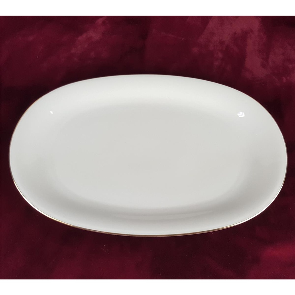 [2119029] Beilagenplatte Steakplatte Goldrand Bavaria 30 cm gebraucht - gut Bild 3