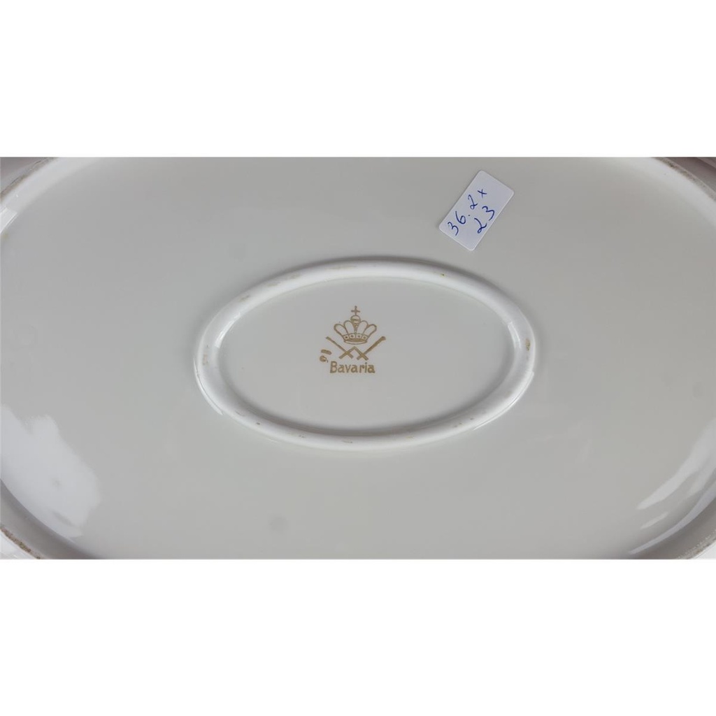 [2119029] Beilagenplatte Steakplatte Goldrand Bavaria 30 cm gebraucht - gut Bild 6