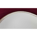[458138623] Servierplatte Fleischplatte Goldrand 38,3x25,5 cm Edelstein Bavaria Grauband 21499 gebraucht - gut Bild 6