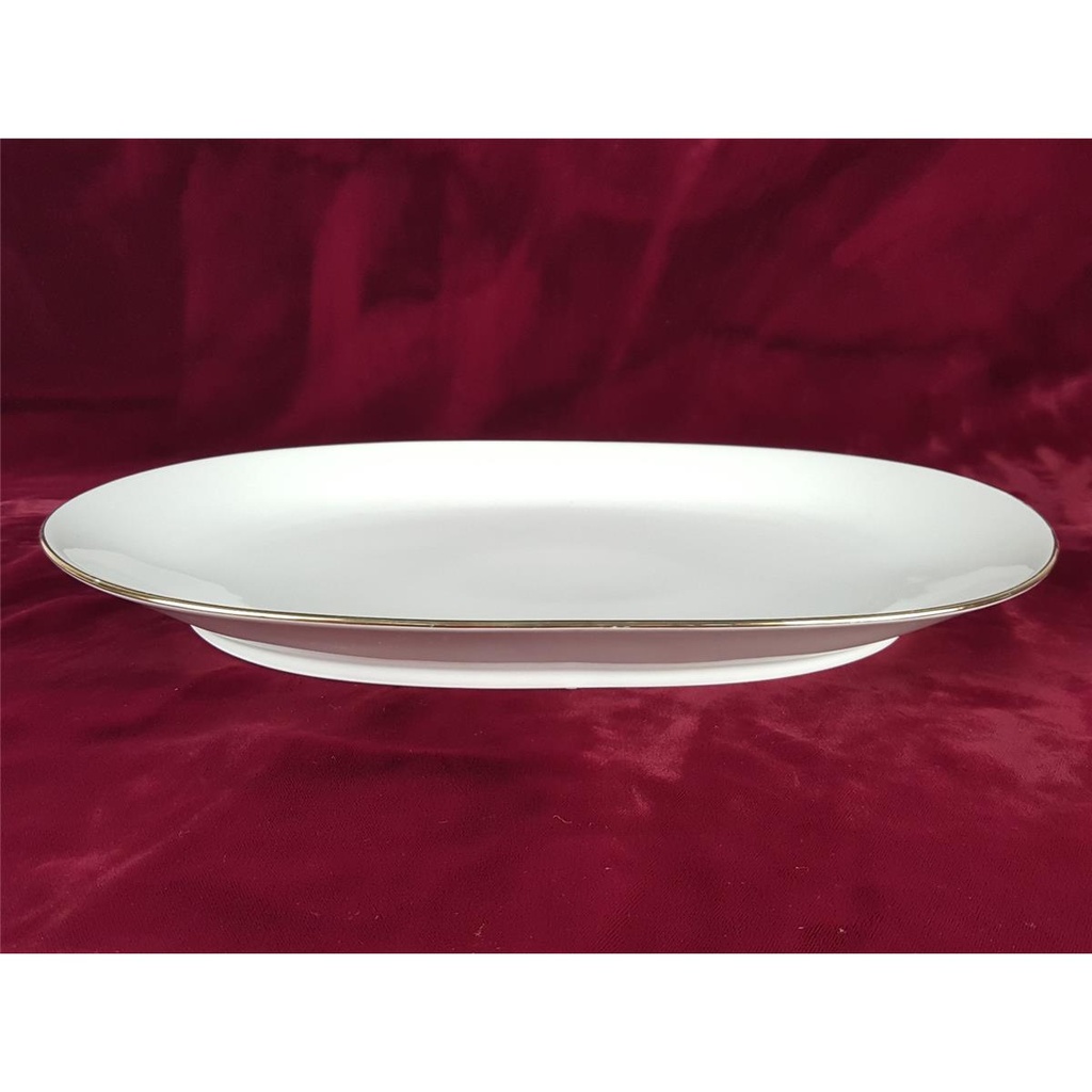 [2119030] Steakplatte groß Goldrand Bavaria 38x25 cm Bareuther gebraucht - gut Bild 2