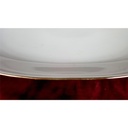 [2119030] Steakplatte groß Goldrand Bavaria 38x25 cm Bareuther gebraucht - gut Bild 4