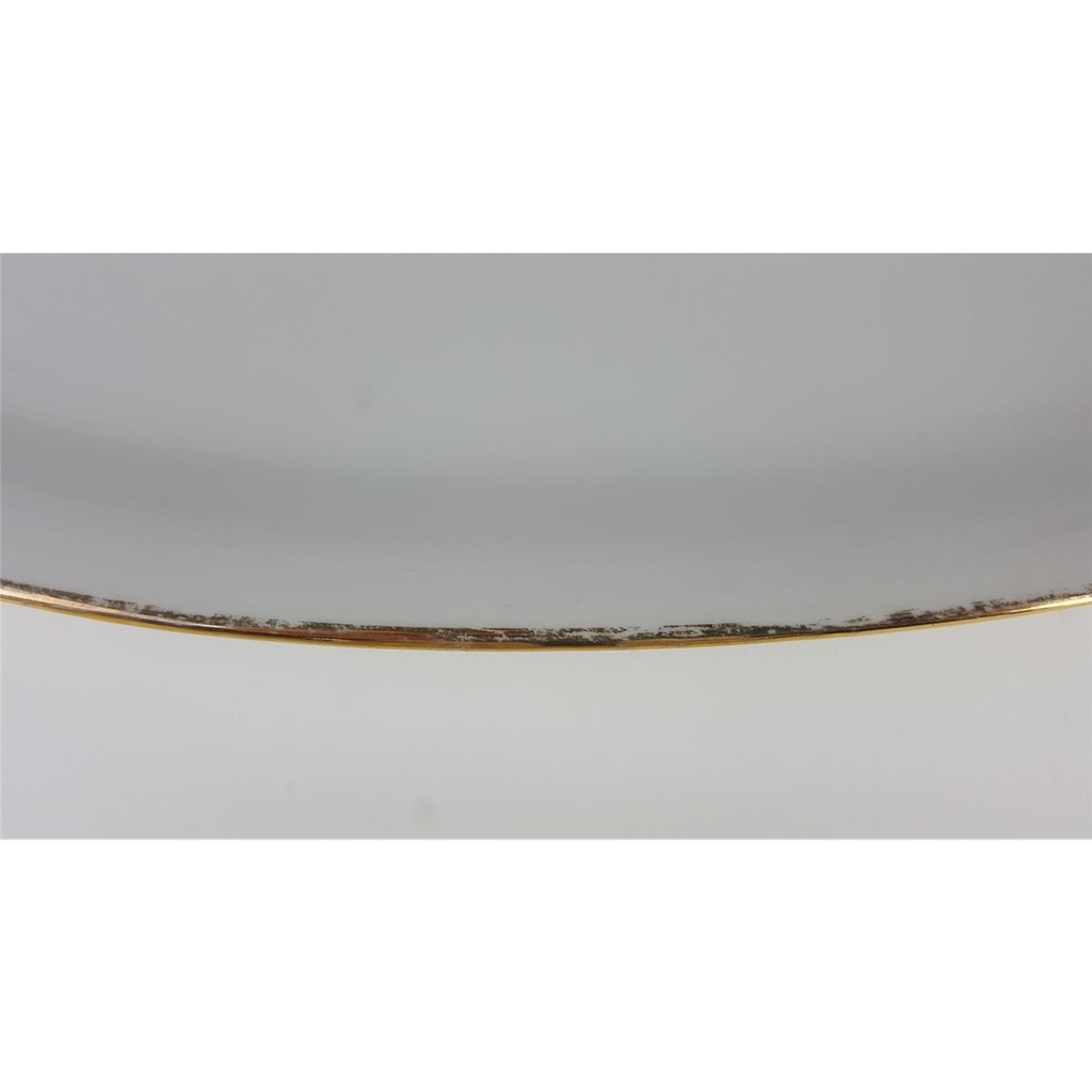 [2119031] Beilagenplatte Goldrand Bavaria 30 cm Weiß gebraucht - akzeptabel Bild 4