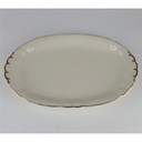 [458138631] Speiseplatte Fleischplatte Goldrand Bavaria 30 cm gebraucht - akzeptabel Bild 3