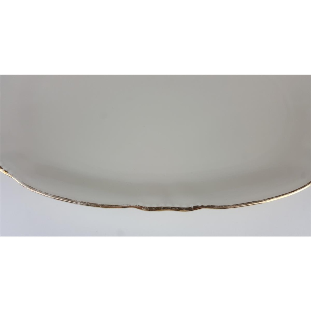 [458138631] Speiseplatte Fleischplatte Goldrand Bavaria 30 cm gebraucht - akzeptabel Bild 6