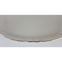 [458138631] Speiseplatte Fleischplatte Goldrand Bavaria 30 cm gebraucht - akzeptabel Bild 6