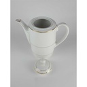 [458138633] Kaffeetasse Kaffeekanne Goldrand 2 L Mitterteich Weiß Bavaria gebraucht - akzeptabel Bild 5