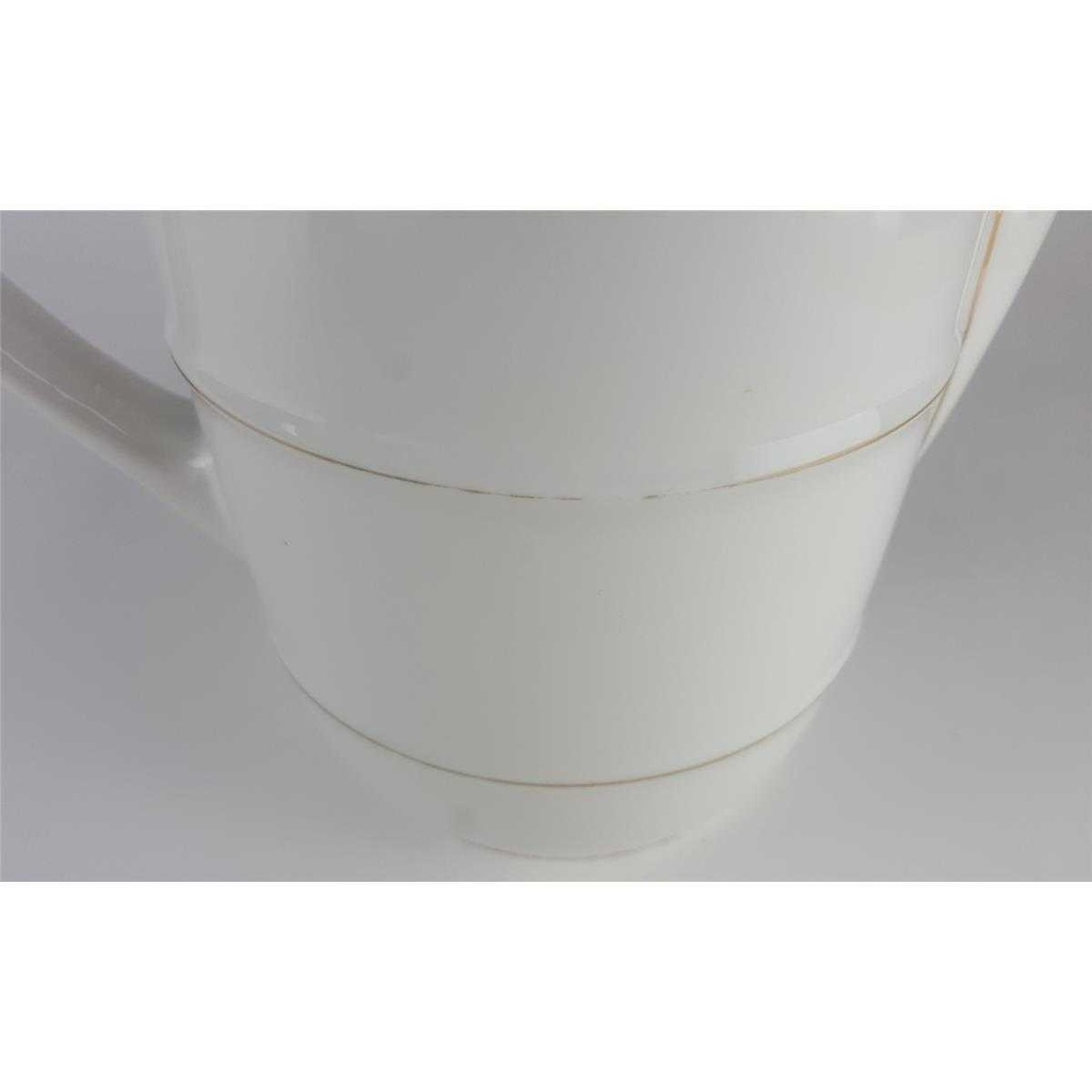 [458138633] Kaffeetasse Kaffeekanne Goldrand 2 L Mitterteich Weiß Bavaria gebraucht - akzeptabel Bild 6