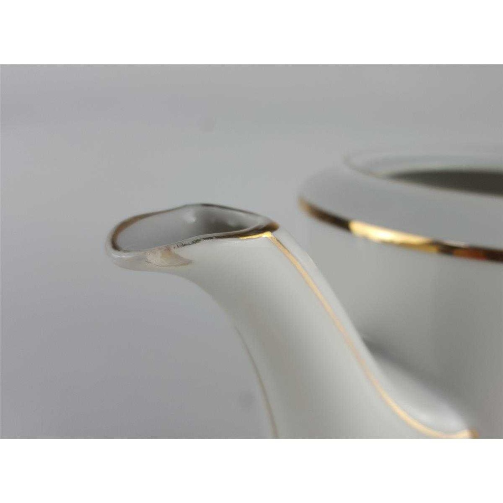 [458138633] Kaffeetasse Kaffeekanne Goldrand 2 L Mitterteich Weiß Bavaria gebraucht - akzeptabel Bild 7