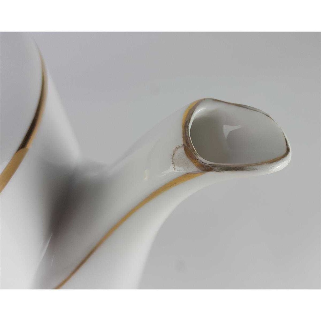 [458138633] Kaffeetasse Kaffeekanne Goldrand 2 L Mitterteich Weiß Bavaria gebraucht - akzeptabel Bild 8