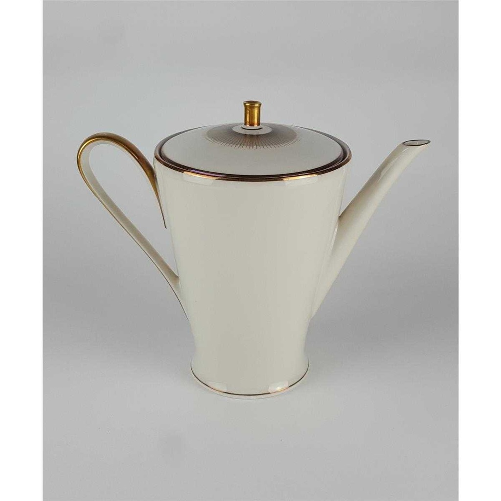 [458138635] Kaffeekanne Goldrand 1,4 L Jaeger & Co PMR Elfenbein Beige gebraucht - gut Bild 3