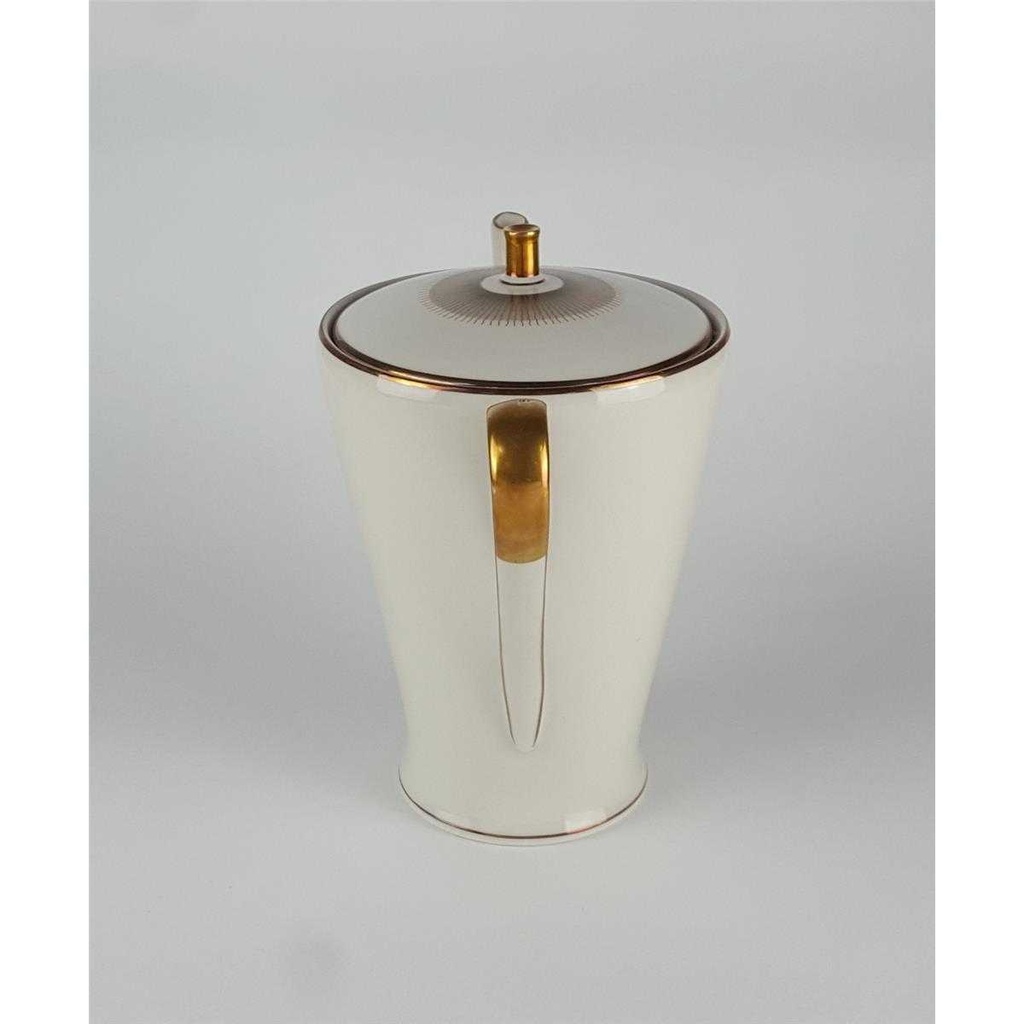 [458138635] Kaffeekanne Goldrand 1,4 L Jaeger & Co PMR Elfenbein Beige gebraucht - gut Bild 4
