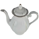 [458138636] Kaffeekanne Goldrand 2 L Schirnding Bavaria Weiß gebraucht - gut Bild 2