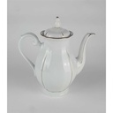 [458138636] Kaffeekanne Goldrand 2 L Schirnding Bavaria Weiß gebraucht - gut Bild 4