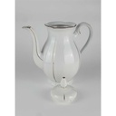 [458138636] Kaffeekanne Goldrand 2 L Schirnding Bavaria Weiß gebraucht - gut Bild 6