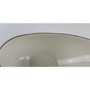 [458138657] Sauciere Goldrand Bavaria Germany Elfenbein Porzellan Beige gebraucht - gut Bild 5