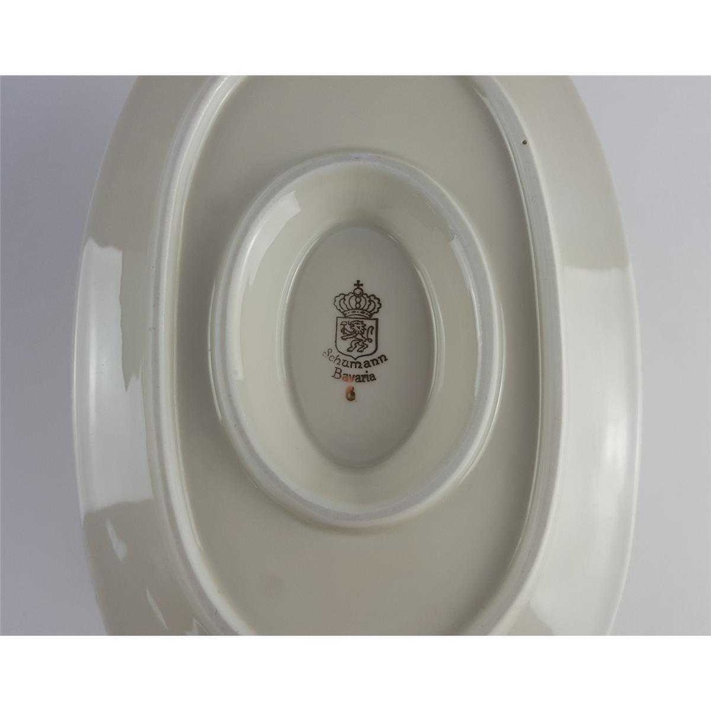 [458138658] Sauciere Goldrand Schumann Bavaria Einzelteile Elfenbein Beige gebraucht - gut Bild 8