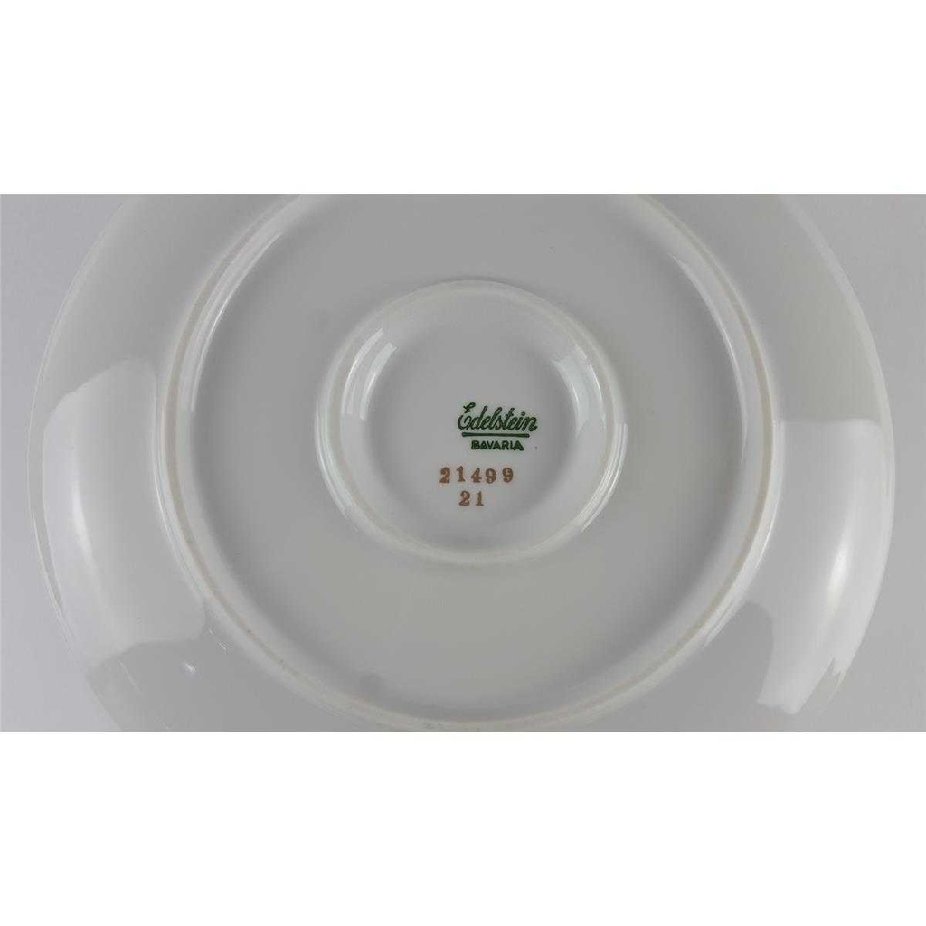 [458138660] Sauciere Goldrand 1tlg Edelstein Bavaria Grauband 21499 gebraucht - gut Bild 5