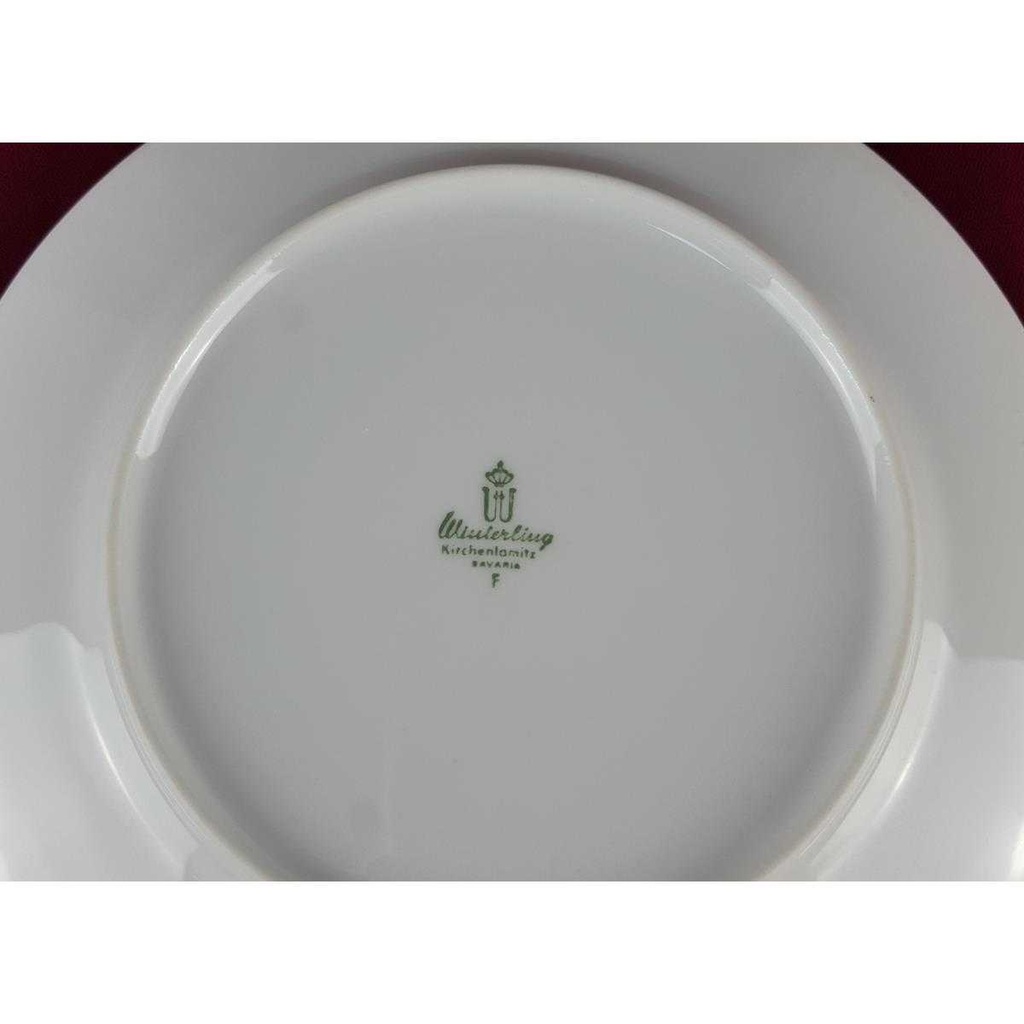 [458138667] Kuchenteller Dessertteller 18,7 cm Winterling Kirchenlamitz Relief Blumendekor Blumen gebraucht - gut Bild 5