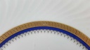 [45813867] Kuchenteller Dessertteller Frühstücksteller Goldrand 19,2 cm Bareuther Waldsassen Reliefdekor blau gebraucht - gut Bild 6